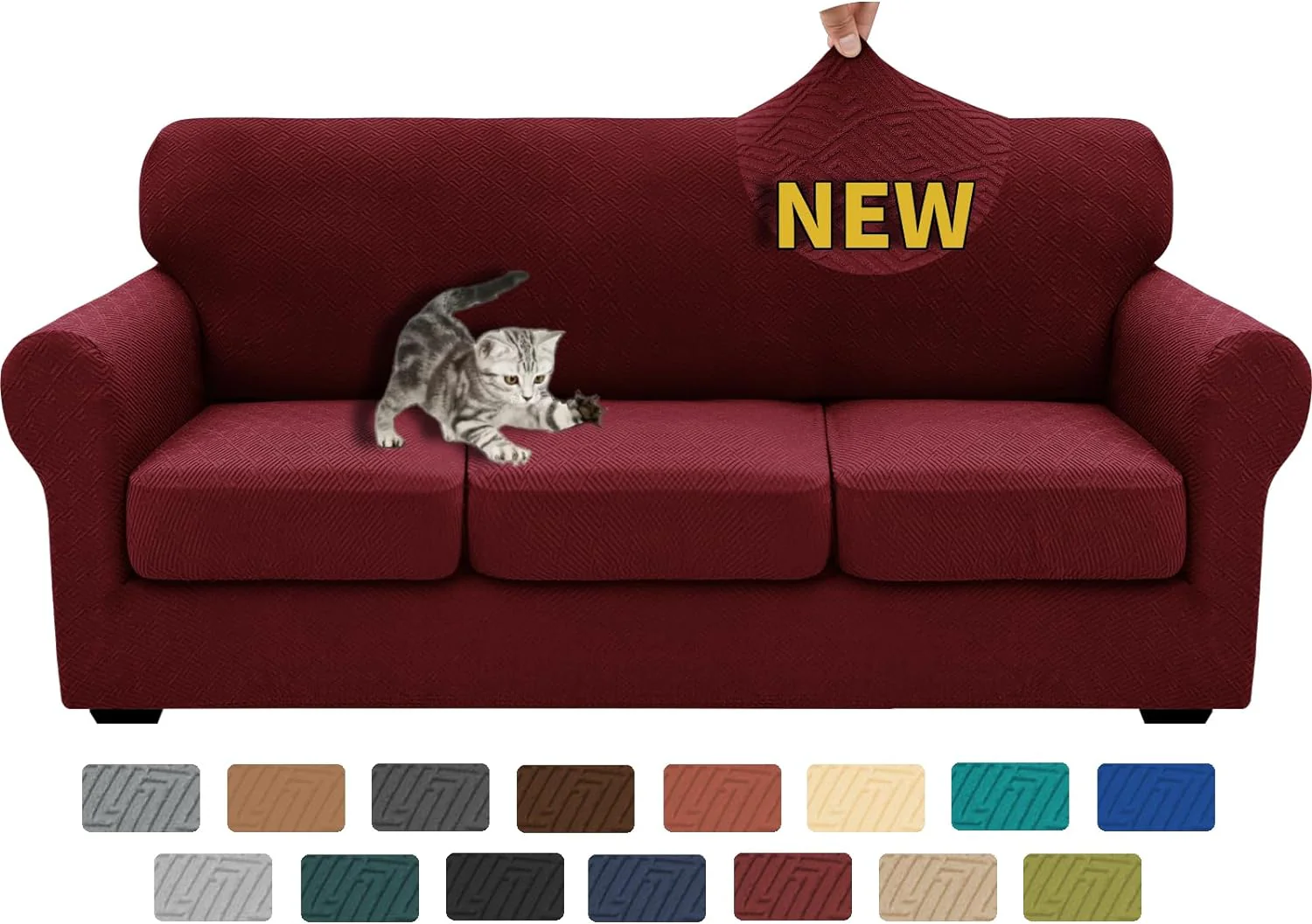 2025 Newest Sofa Couch Covers Super Stretch Thick Soft Sofa Cover Anti Slip Sofa Slipcover Dogs Cats Furniture Protector - Image 20