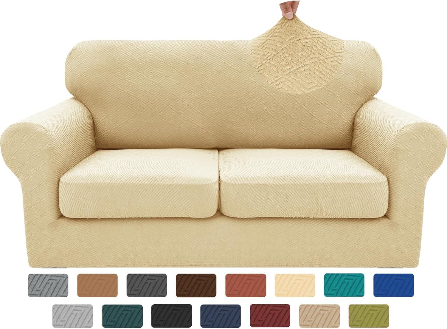 2025 Newest Sofa Couch Covers Super Stretch Thick Soft Sofa Cover Anti Slip Sofa Slipcover Dogs Cats Furniture Protector - Image 26