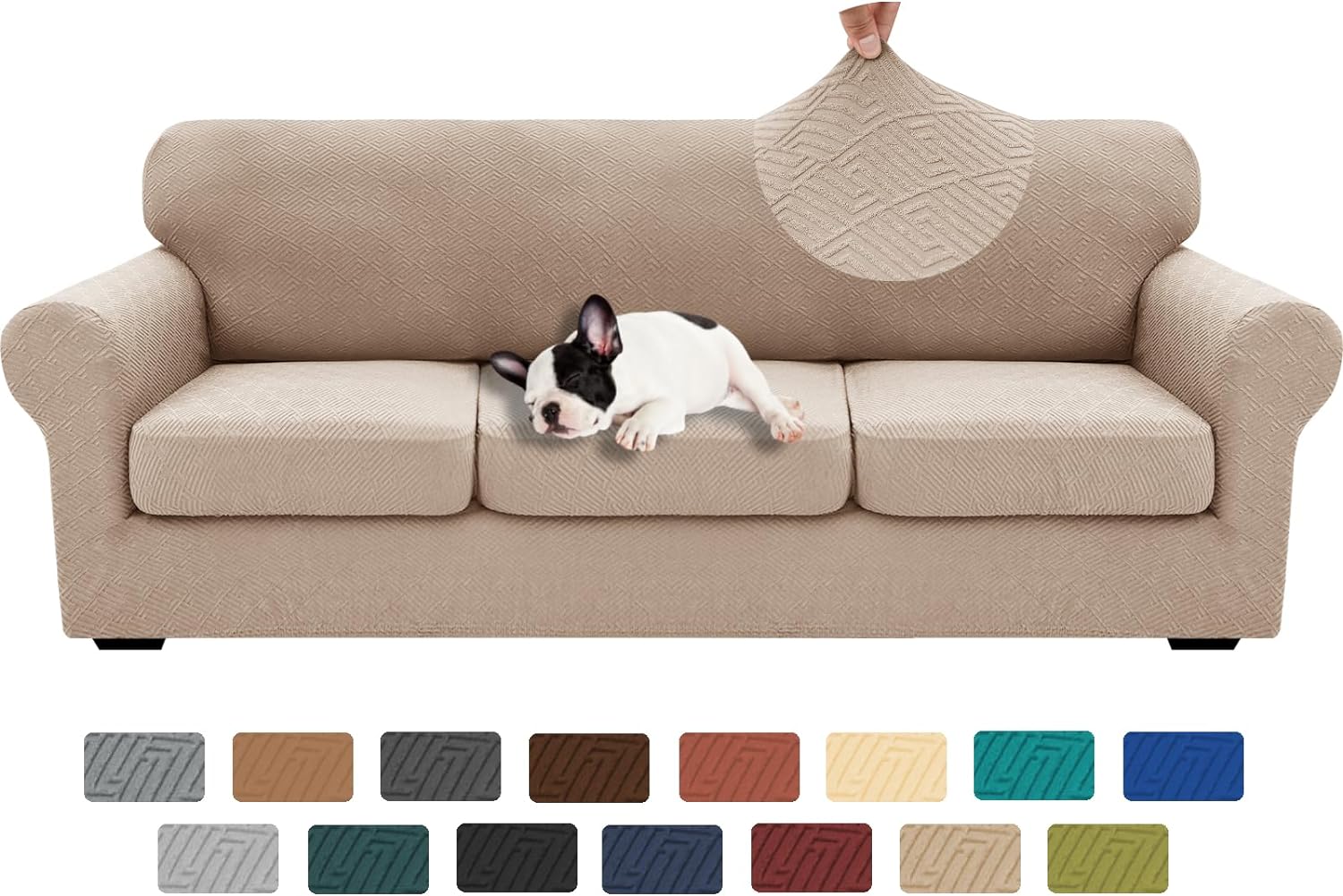 2025 Newest Sofa Couch Covers Super Stretch Thick Soft Sofa Cover Anti Slip Sofa Slipcover Dogs Cats Furniture Protector - Image 49