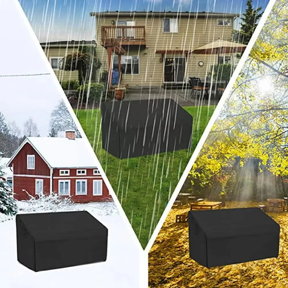 Outdoor Waterproof Bench Cover Garden Park Patio Seat Covers Furniture Sofa Chair Table Rain Snow Dust Proof Protector Cover - Image 4