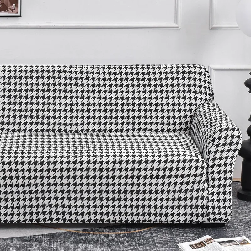 Plaid Pattern Sofa Covers for Living Room Stretch Couch Cover Elastic L shape Corner Sectional Sofa Slipcover for Kids Pet - Image 26