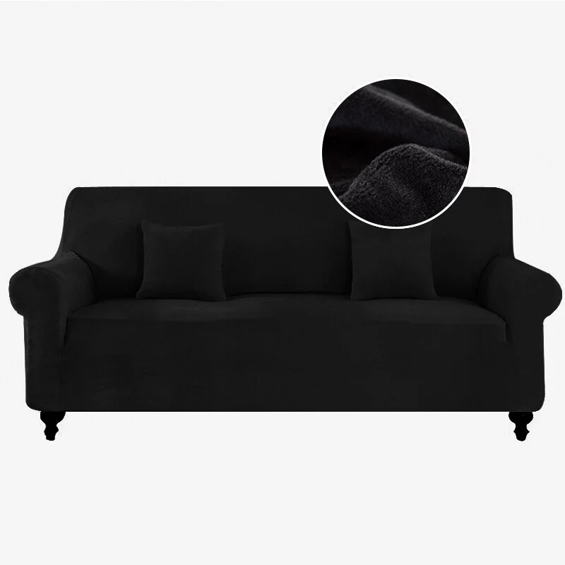 Plush Sofa Cover For Living Room Elastic Furniture Couch Slipcover Washable Chaise Longue Corner Sofa Cover Stretch - Image 14
