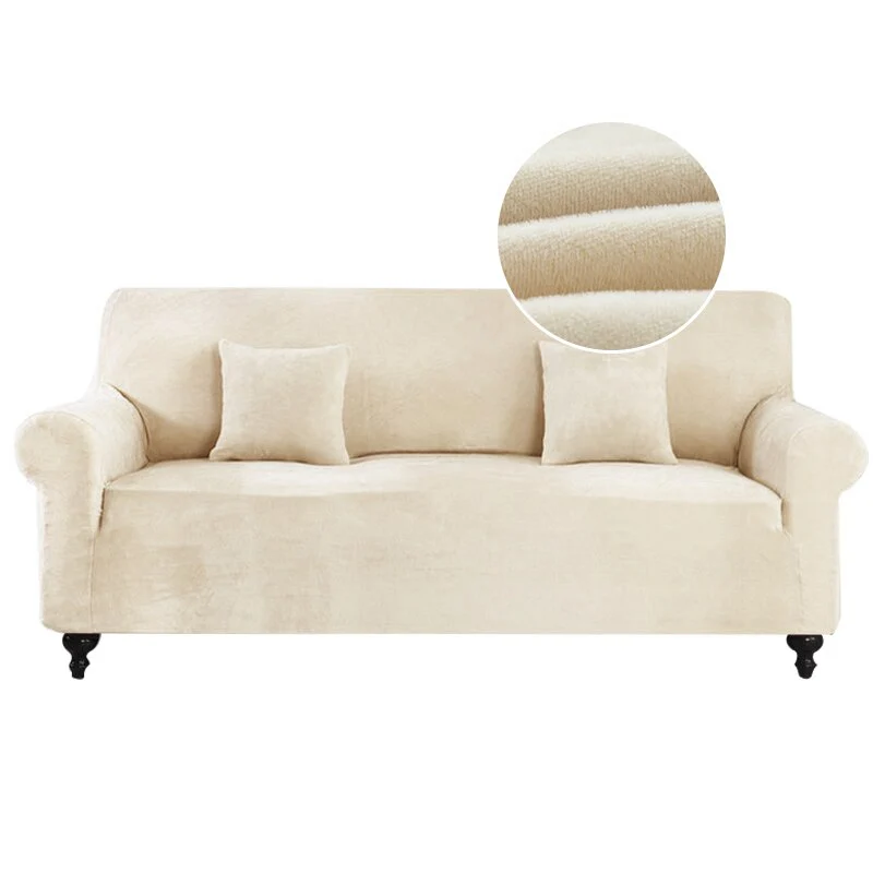 Plush Sofa Cover For Living Room Elastic Furniture Couch Slipcover Washable Chaise Longue Corner Sofa Cover Stretch - Image 19