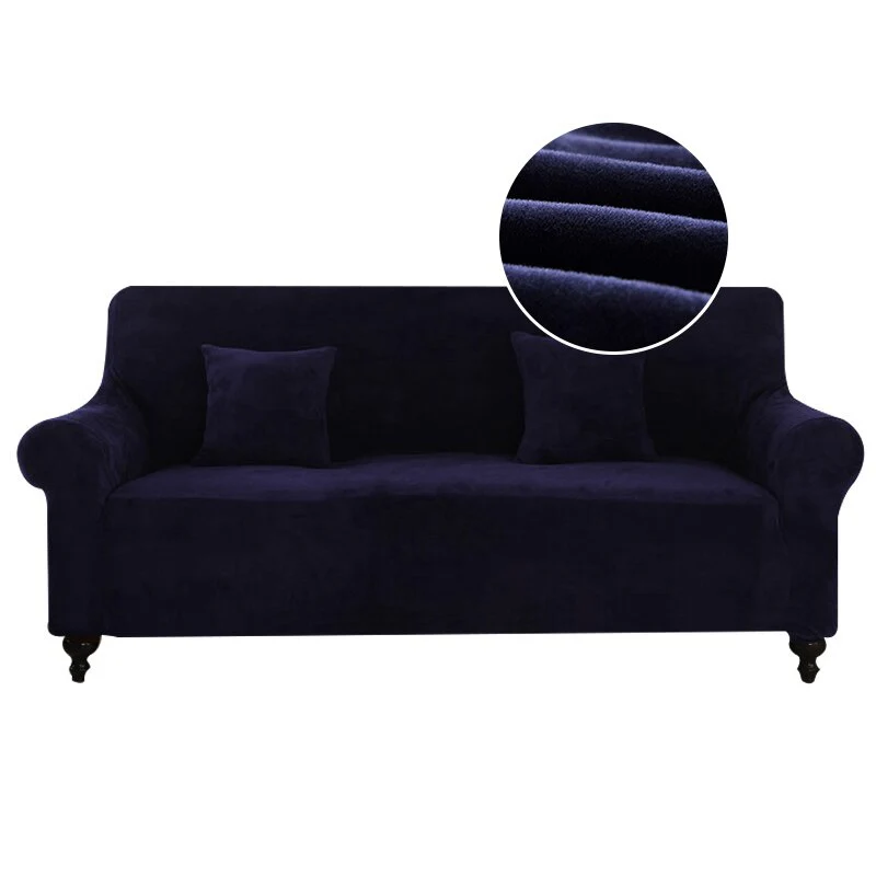 Plush Sofa Cover For Living Room Elastic Furniture Couch Slipcover Washable Chaise Longue Corner Sofa Cover Stretch - Image 20