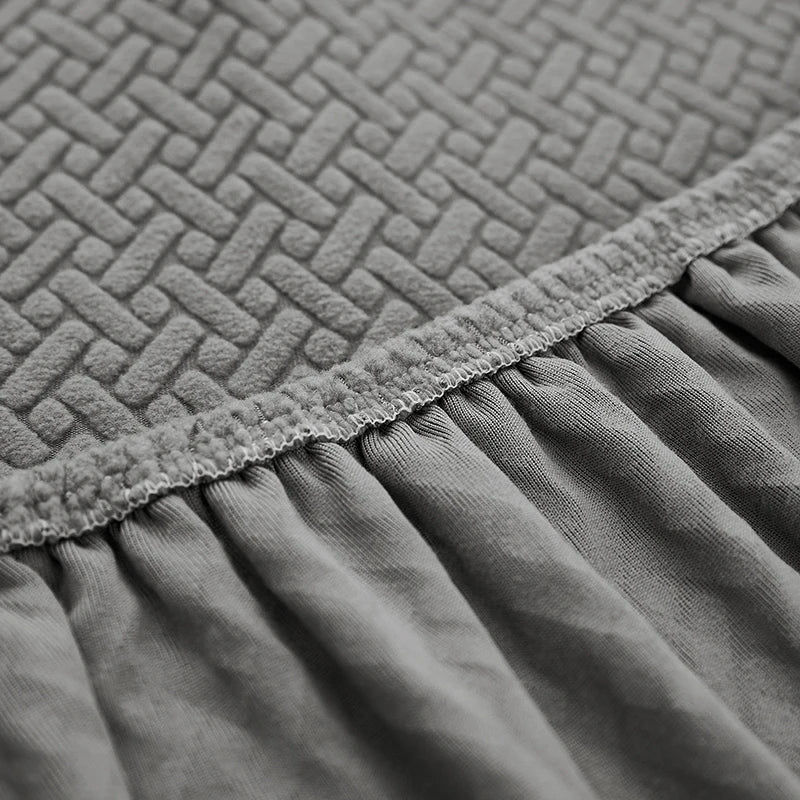 Polar Fleece Jacquard Elastic Sofa Covers ArmChair Sofa Couch Slipcovers Chair Protector L Shaped 1/2/3/4 Seater - Image 5