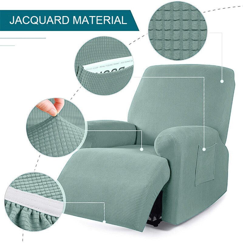 Polar Fleece Recliner Sofa Covers Elastic Relax Armchair Cover Sofa Covers for Living Room Lazy Boy Recliner Cover for Home Hotel - Image 3