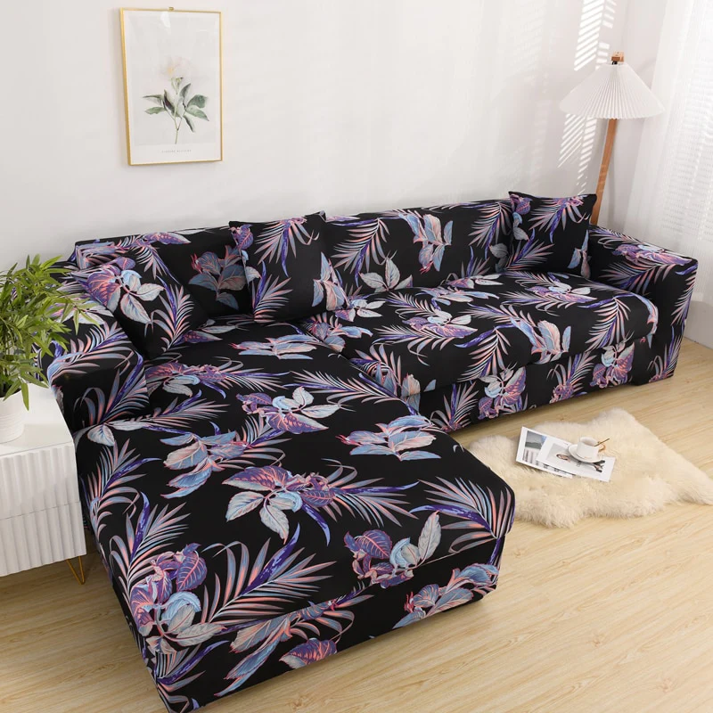 Printed L Shape Sofa Covers for Living Room Sofa Protector Anti-dust Elastic Stretch Covers for Corner Sofa Cover - Image 16