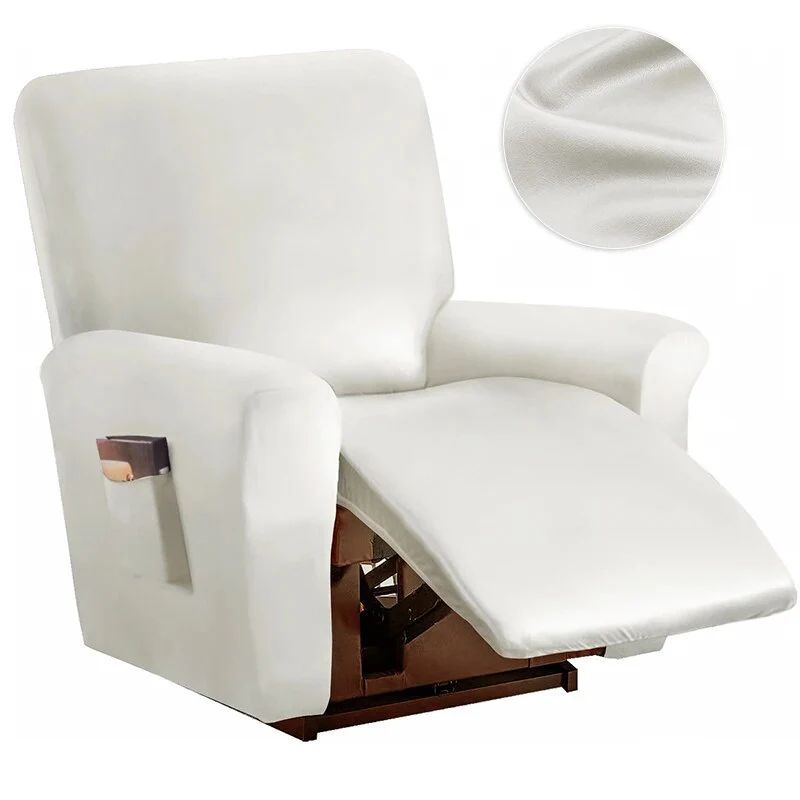 PU Leather 1/2/3/4 Seat Recliner Sofa Cover Water And Oil Proof Elastic PU Fabric High Quality Luxury Modern Style Slipcover - Image 13