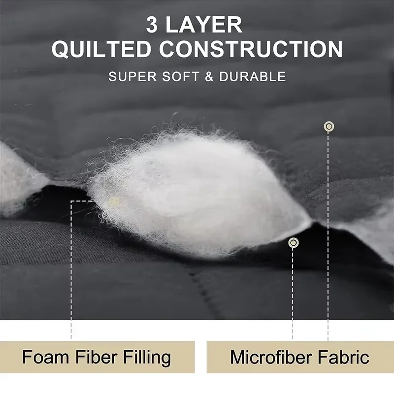 Recliner Chair Cover Solid Color Non-slip Pet Cat Seat Slipcover with Adjustable Strap Armchair Cover for Living Room - Image 3