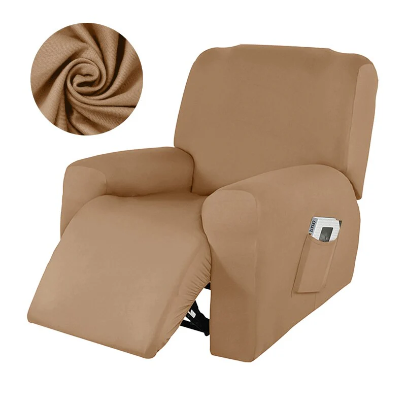 Recliner Cover 1/2/3/4 Seater Knitted Recliner Sofa Covers Lazy Boy Relax Armchair Cover Elastic Sofa Protector Lounge Home Pets Anti-Scratch - Image 24