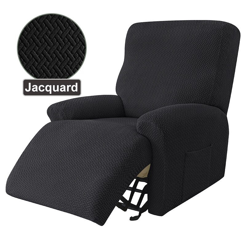 Recliner Sofa Cover Armchair Case UK Sofa Cover Anti-Dust Non-Slip Lazy Boy Chair Cover Solid Color Universal Seat Cover 1 Peice - Image 10