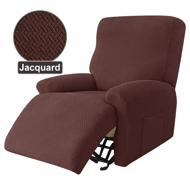 Recliner Sofa Cover Armchair Case UK Sofa Cover Anti-Dust Non-Slip Lazy Boy Chair Cover Solid Color Universal Seat Cover 1 Peice - Image 11