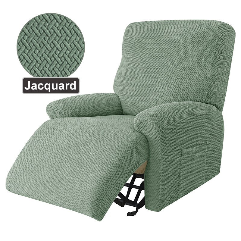 Recliner Sofa Cover Armchair Case UK Sofa Cover Anti-Dust Non-Slip Lazy Boy Chair Cover Solid Color Universal Seat Cover 1 Peice - Image 12