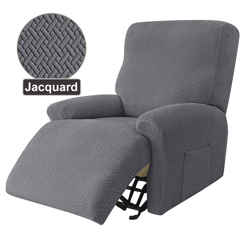 Recliner Sofa Cover Armchair Case UK Sofa Cover Anti-Dust Non-Slip Lazy Boy Chair Cover Solid Color Universal Seat Cover 1 Peice - Image 13