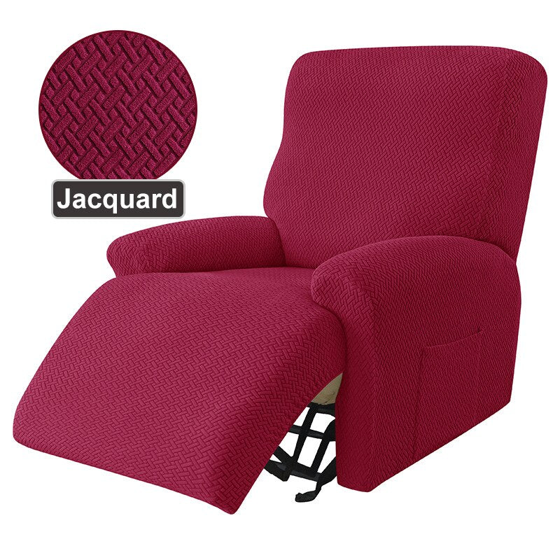 Recliner Sofa Cover Armchair Case UK Sofa Cover Anti-Dust Non-Slip Lazy Boy Chair Cover Solid Color Universal Seat Cover 1 Peice - Image 16