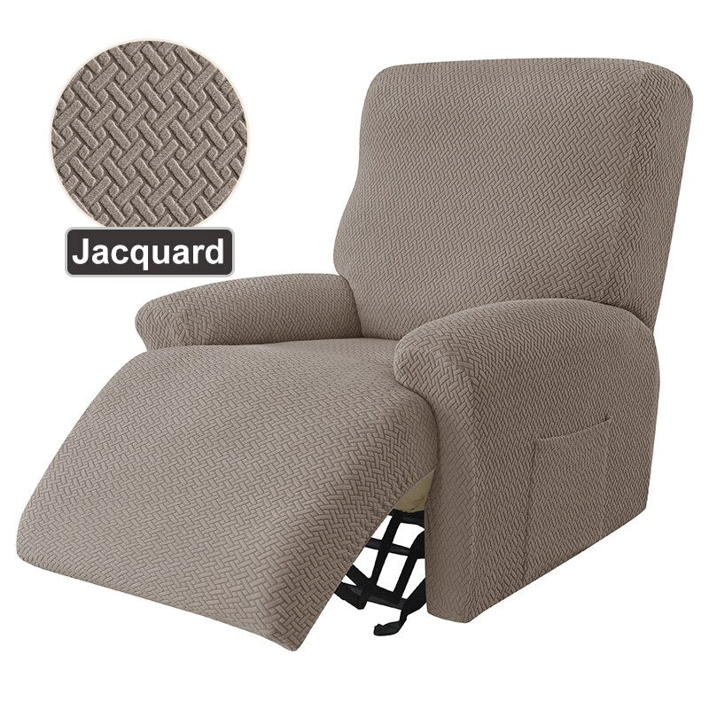 Recliner Sofa Cover Armchair Case UK Sofa Cover Anti-Dust Non-Slip Lazy Boy Chair Cover Solid Color Universal Seat Cover 1 Peice - Image 8
