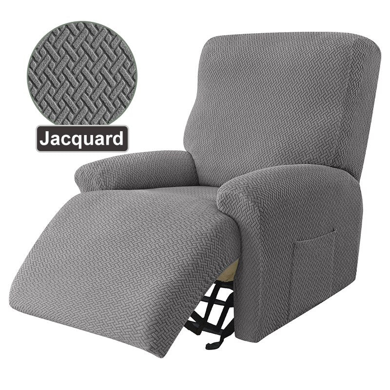 Recliner Sofa Cover Armchair Case UK Sofa Cover Anti-Dust Non-Slip Lazy Boy Chair Cover Solid Color Universal Seat Cover 1 Peice - Image 9