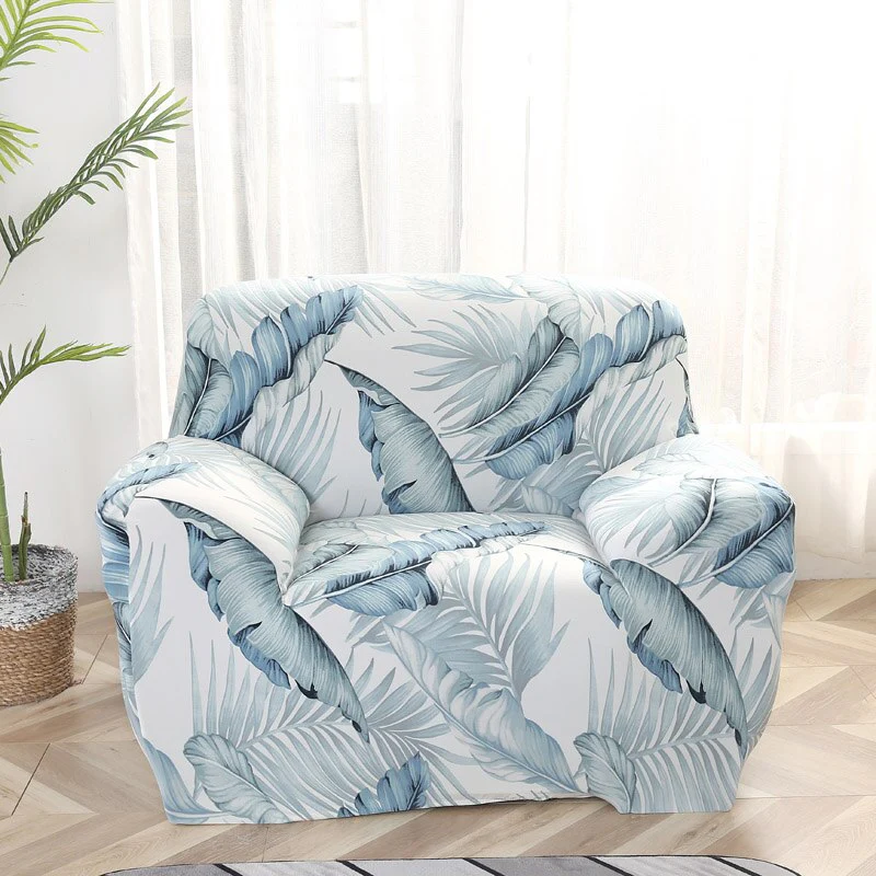 Single Sofa Chair Slipcovers Armchair Decoration 1 2 3 4 Seater Elastic Spandex Sofa Cover Stretch Floral Printed Elastic Sofa Cover L-Style Covers - Image 19