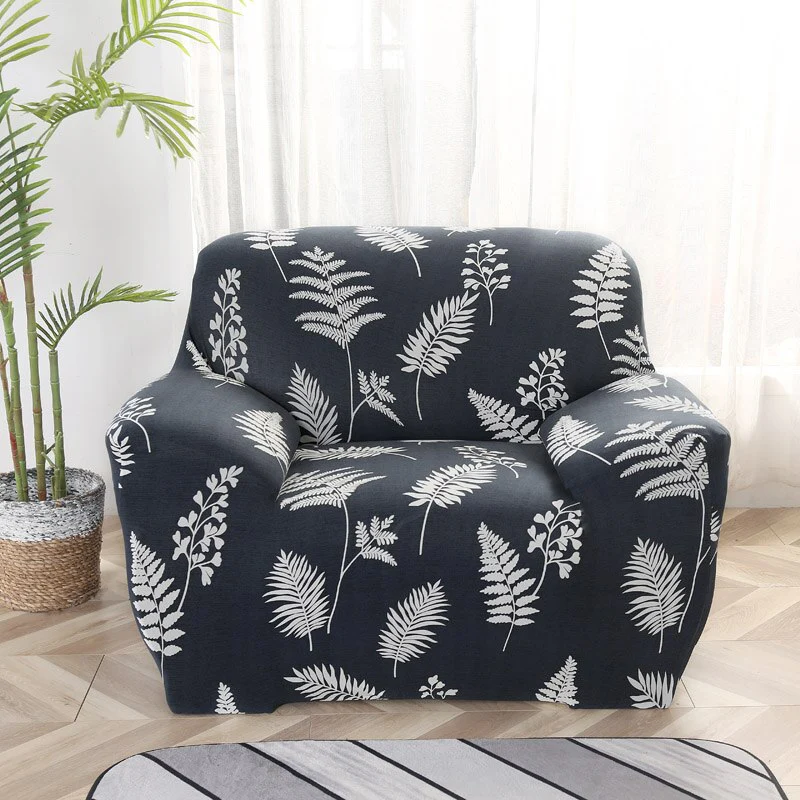Single Sofa Chair Slipcovers Armchair Decoration 1 2 3 4 Seater Elastic Spandex Sofa Cover Stretch Floral Printed Elastic Sofa Cover L-Style Covers - Image 27