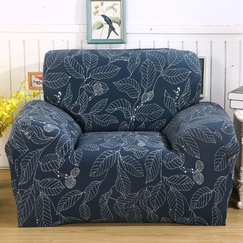 Single Sofa Chair Slipcovers Armchair Decoration 1 2 3 4 Seater Elastic Spandex Sofa Cover Stretch Floral Printed Elastic Sofa Cover L-Style Covers - Image 28