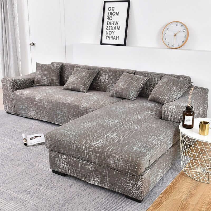 Sofa Cover Elastic Couch Cover Sectional Chair Cover Sofa Cover Corner L-shape Sofa Cover 1/2/3/4-seater Cover Corner L Shaped Slipcover - Image 12