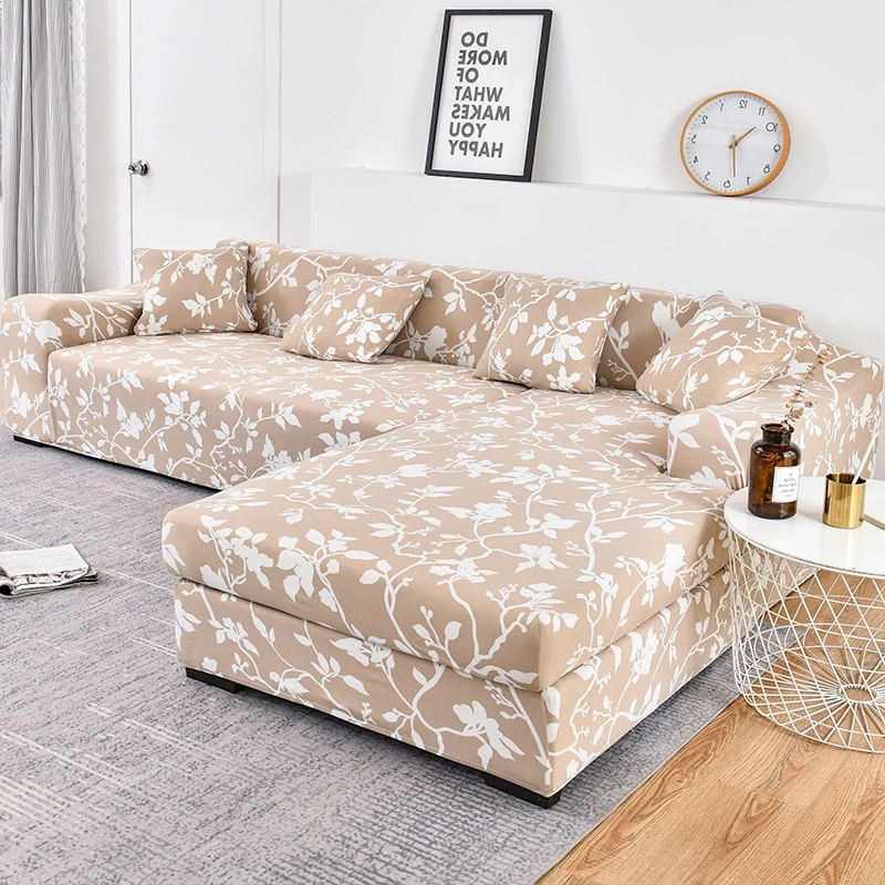 Sofa Cover Elastic Couch Cover Sectional Chair Cover Sofa Cover Corner L-shape Sofa Cover 1/2/3/4-seater Cover Corner L Shaped Slipcover - Image 13