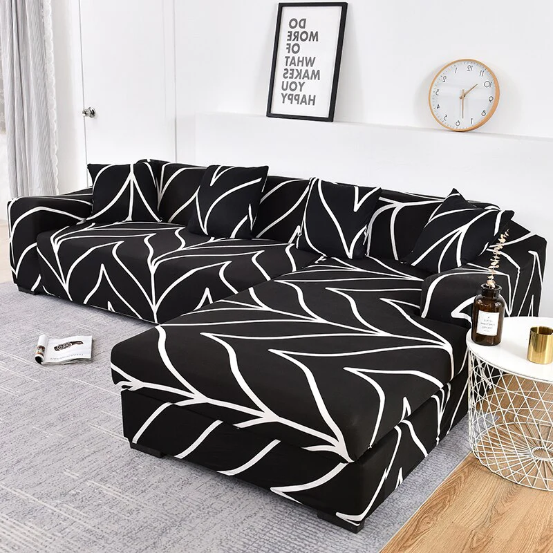Sofa Cover Elastic Couch Cover Sectional Chair Cover Sofa Cover Corner L-shape Sofa Cover 1/2/3/4-seater Cover Corner L Shaped Slipcover - Image 15
