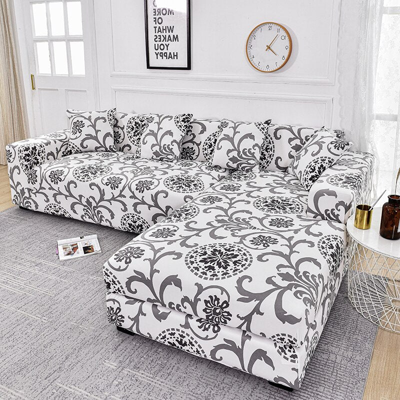 Sofa Cover Elastic Couch Cover Sectional Chair Cover Sofa Cover Corner L-shape Sofa Cover 1/2/3/4-seater Cover Corner L Shaped Slipcover - Image 18