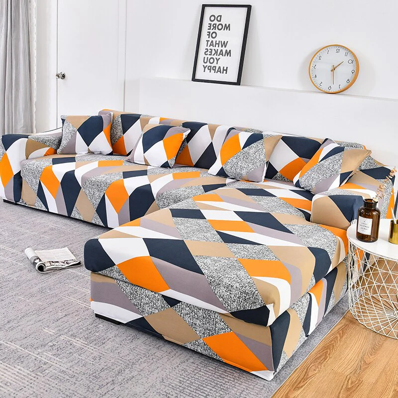 Sofa Cover Elastic Couch Cover Sectional Chair Cover Sofa Cover Corner L-shape Sofa Cover 1/2/3/4-seater Cover Corner L Shaped Slipcover - Image 26