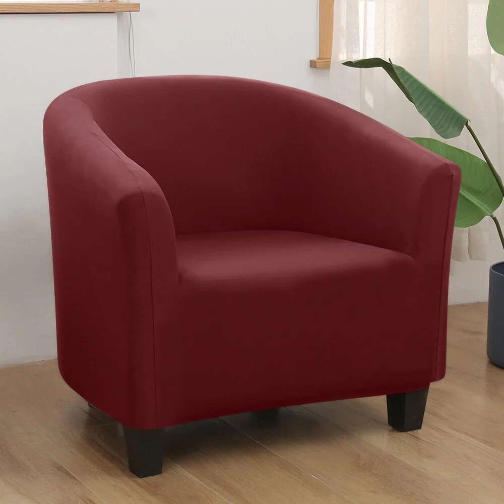 Spring Printed Elastic Tub Chair Cover Couch Tub Club Chair Cover Stretch Sofa Slipcover Furniture Single Seater Couch Banquet Armchair Cover - Image 10