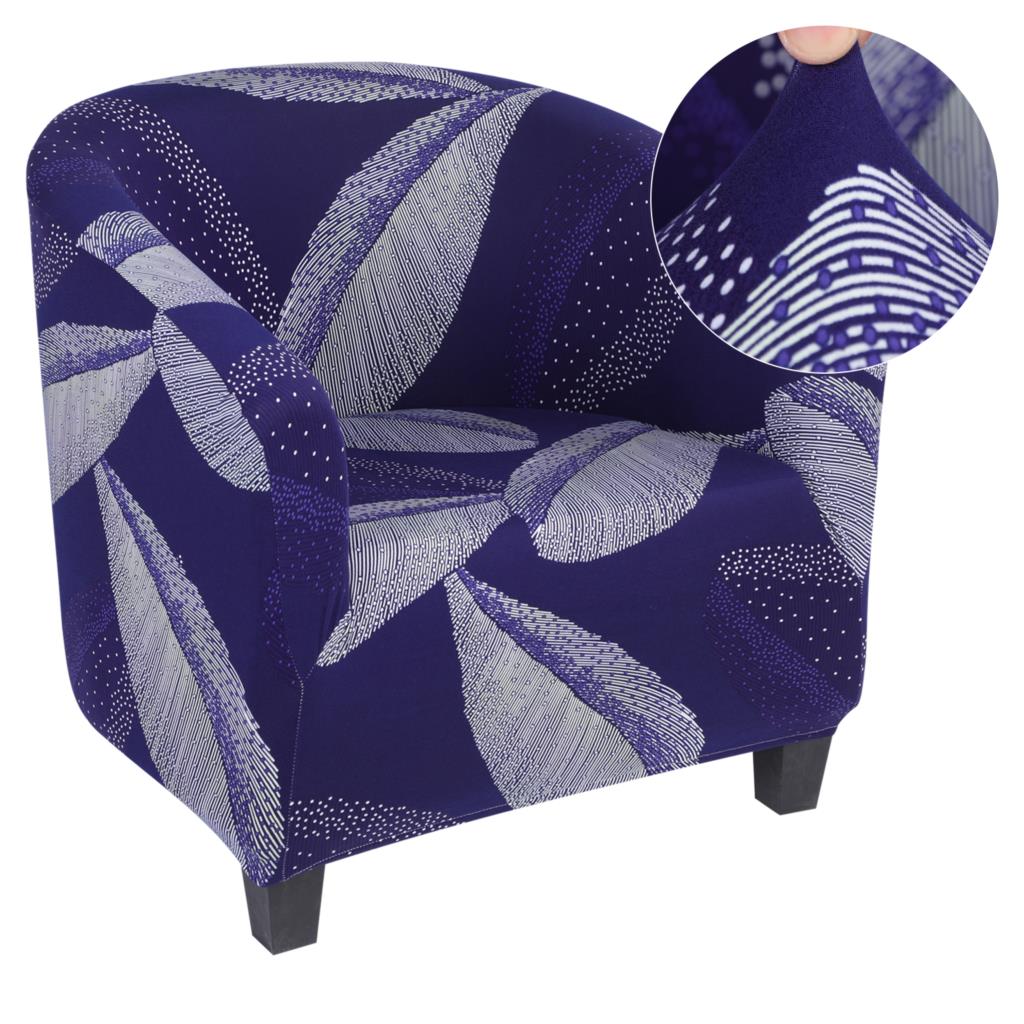 Spring Printed Elastic Tub Chair Cover Couch Tub Club Chair Cover Stretch Sofa Slipcover Furniture Single Seater Couch Banquet Armchair Cover - Image 20