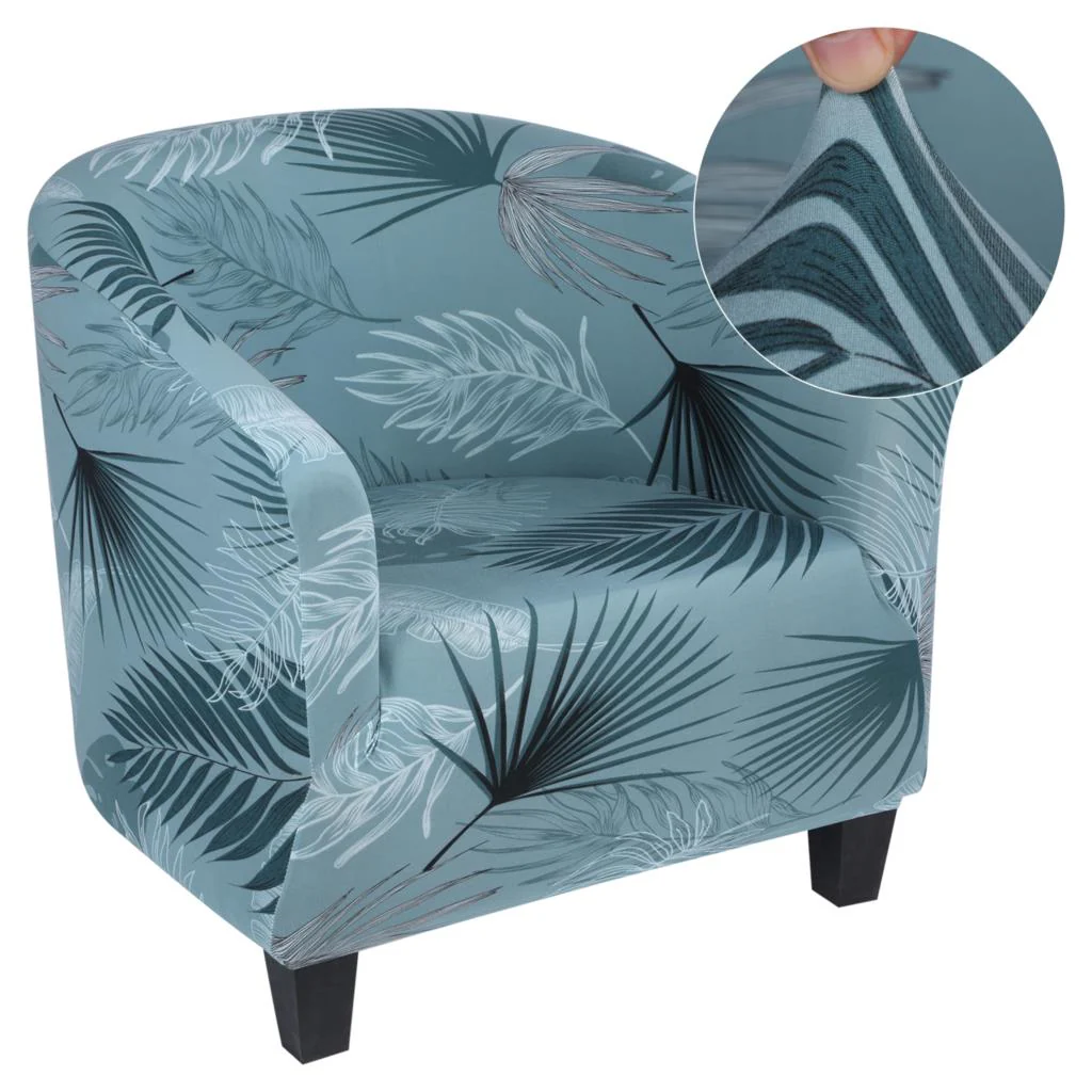 Spring Printed Elastic Tub Chair Cover Couch Tub Club Chair Cover Stretch Sofa Slipcover Furniture Single Seater Couch Banquet Armchair Cover - Image 21