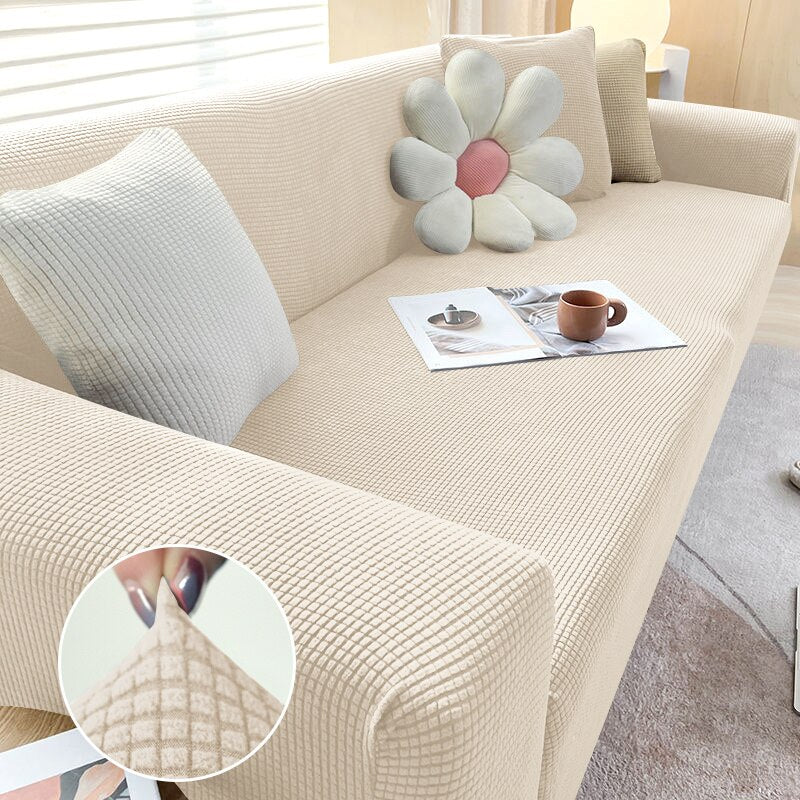 Stretch Jacquard Sofa Cover Stretch Couch Cover Sectional L Shape Sofa Slipcover Corner Case for Living Room 1/2/3/4 Seat - Image 11