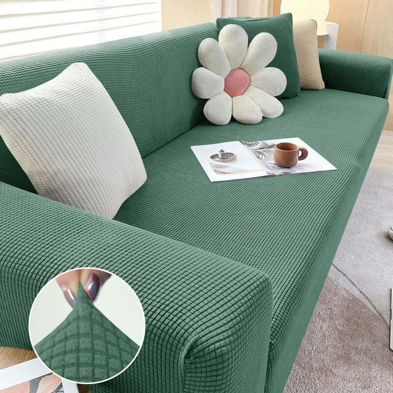 Stretch Jacquard Sofa Cover Stretch Couch Cover Sectional L Shape Sofa Slipcover Corner Case for Living Room 1/2/3/4 Seat - Image 14