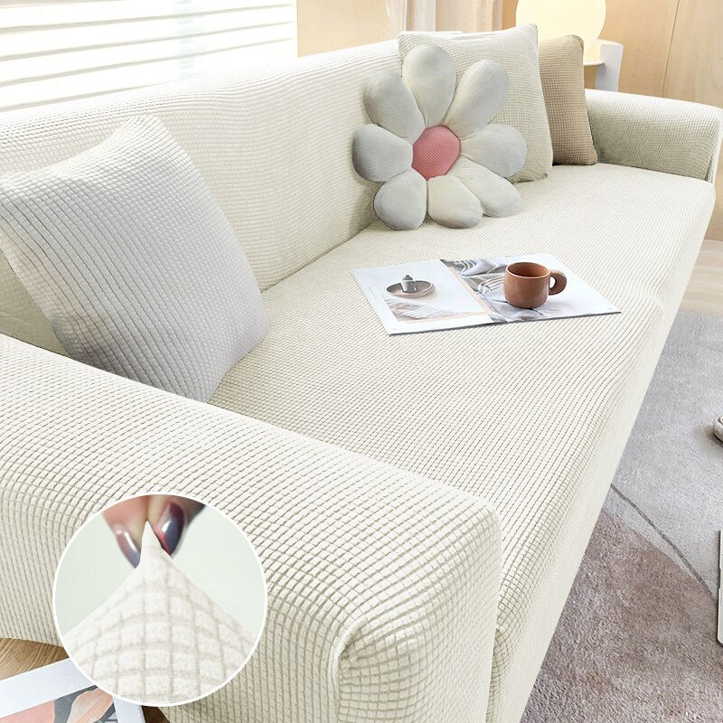 Stretch Jacquard Sofa Cover Stretch Couch Cover Sectional L Shape Sofa Slipcover Corner Case for Living Room 1/2/3/4 Seat - Image 17