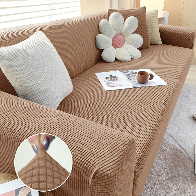 Stretch Jacquard Sofa Cover Stretch Couch Cover Sectional L Shape Sofa Slipcover Corner Case for Living Room 1/2/3/4 Seat - Image 18