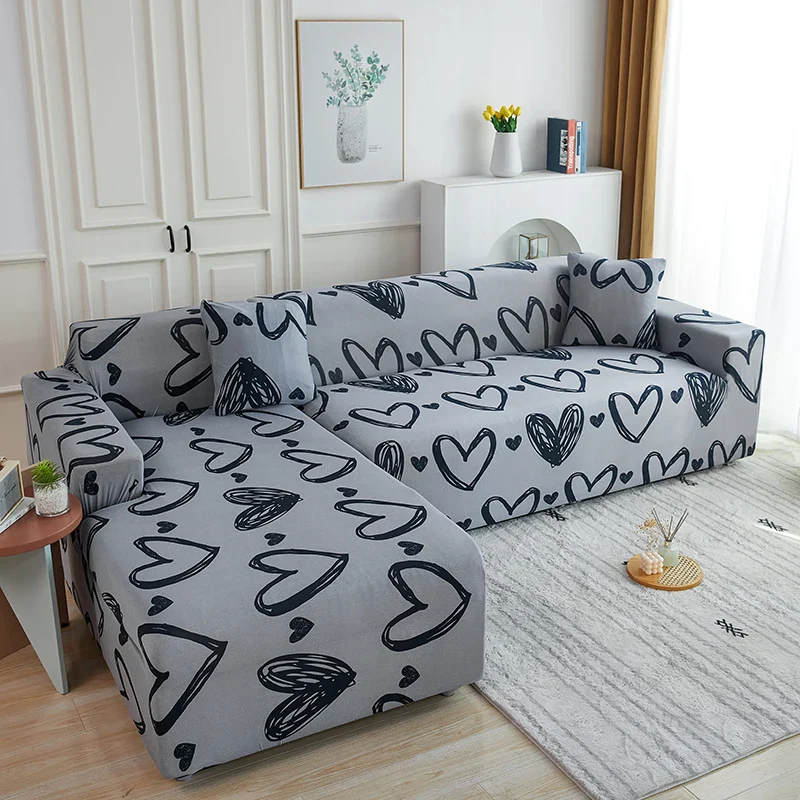 Stretch L Shaped Sofa Cover Couch Cover Slipcovers Armchair Corner Sofa Cover Chaselong Protector for Pets and Kids Fully Wrap - Image 12