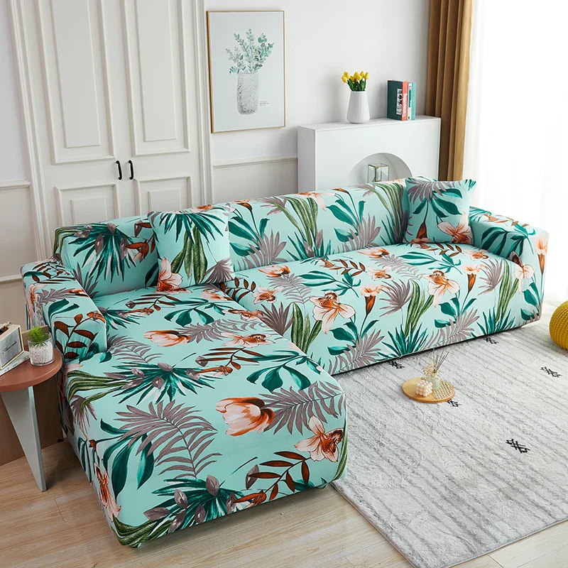 Stretch L Shaped Sofa Cover Couch Cover Slipcovers Armchair Corner Sofa Cover Chaselong Protector for Pets and Kids Fully Wrap - Image 15