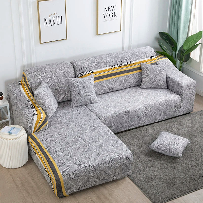 Stretch L Shaped Sofa Cover Couch Cover Slipcovers Armchair Corner Sofa Cover Chaselong Protector for Pets and Kids Fully Wrap - Image 17
