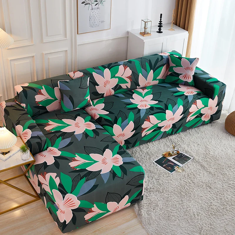 Stretch L Shaped Sofa Cover Couch Cover Slipcovers Armchair Corner Sofa Cover Chaselong Protector for Pets and Kids Fully Wrap - Image 23