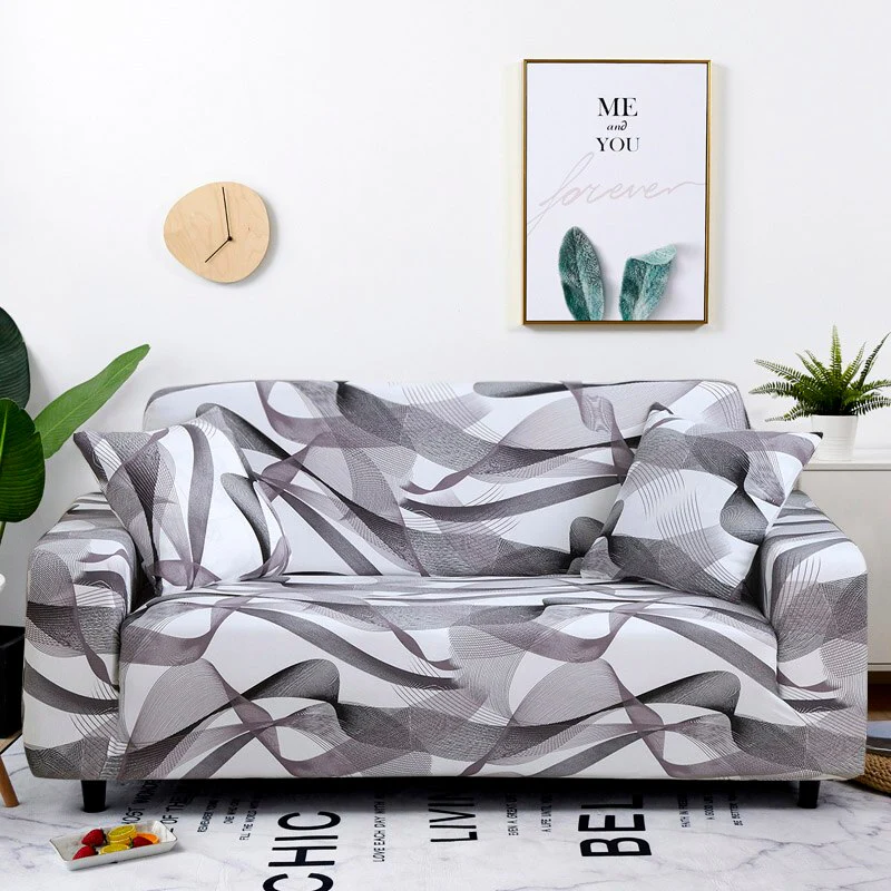 Stretch Plaid Sofa Slipcover Elastic Sofa Covers Corner L Shaped Covers Sectional Sofa Cover Couch Cover 1/2/3/4 Seater Armchair Cover - Image 10