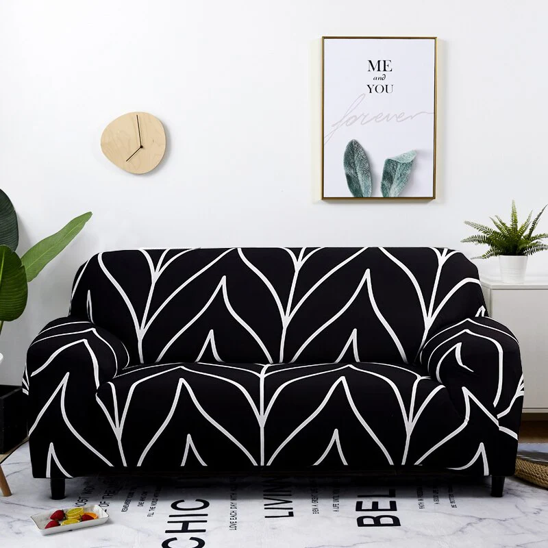 Stretch Plaid Sofa Slipcover Elastic Sofa Covers Corner L Shaped Covers Sectional Sofa Cover Couch Cover 1/2/3/4 Seater Armchair Cover - Image 11