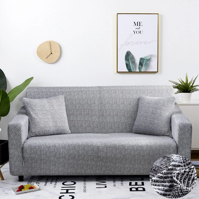 Stretch Plaid Sofa Slipcover Elastic Sofa Covers Corner L Shaped Covers Sectional Sofa Cover Couch Cover 1/2/3/4 Seater Armchair Cover - Image 15