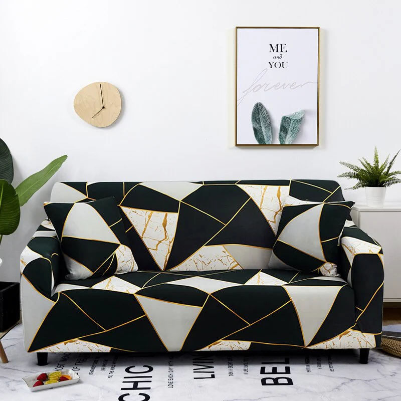 Stretch Plaid Sofa Slipcover Elastic Sofa Covers Corner L Shaped Covers Sectional Sofa Cover Couch Cover 1/2/3/4 Seater Armchair Cover - Image 16