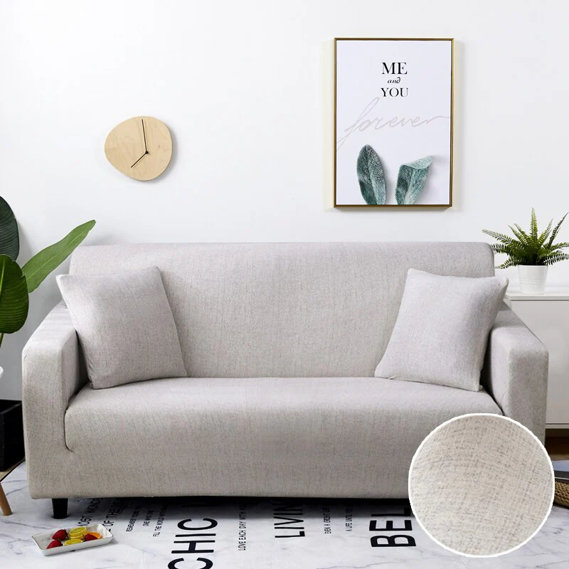 Stretch Plaid Sofa Slipcover Elastic Sofa Covers Corner L Shaped Covers Sectional Sofa Cover Couch Cover 1/2/3/4 Seater Armchair Cover - Image 20