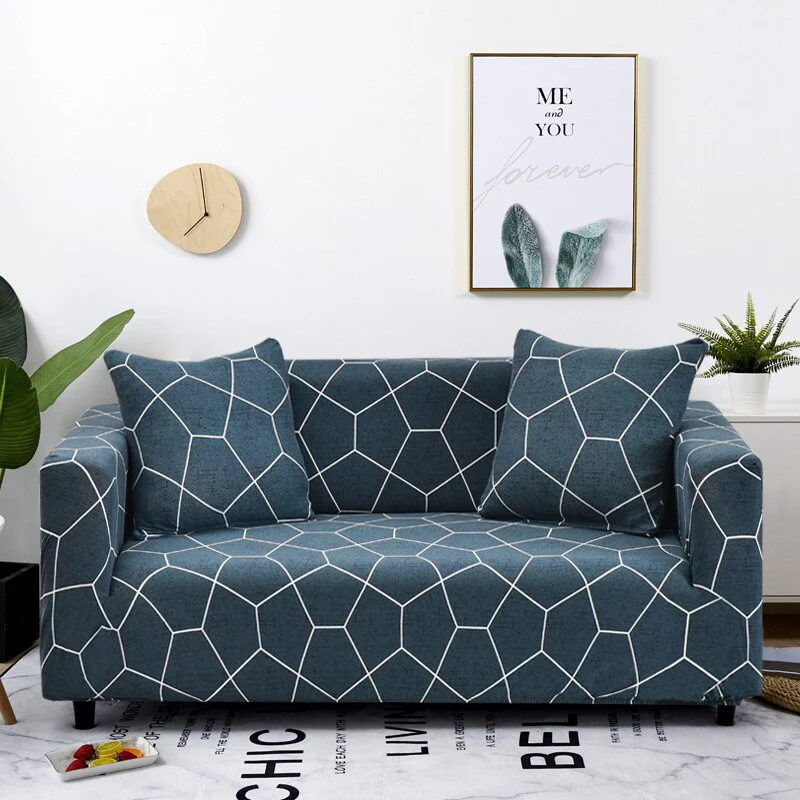 Stretch Plaid Sofa Slipcover Elastic Sofa Covers Corner L Shaped Covers Sectional Sofa Cover Couch Cover 1/2/3/4 Seater Armchair Cover - Image 25