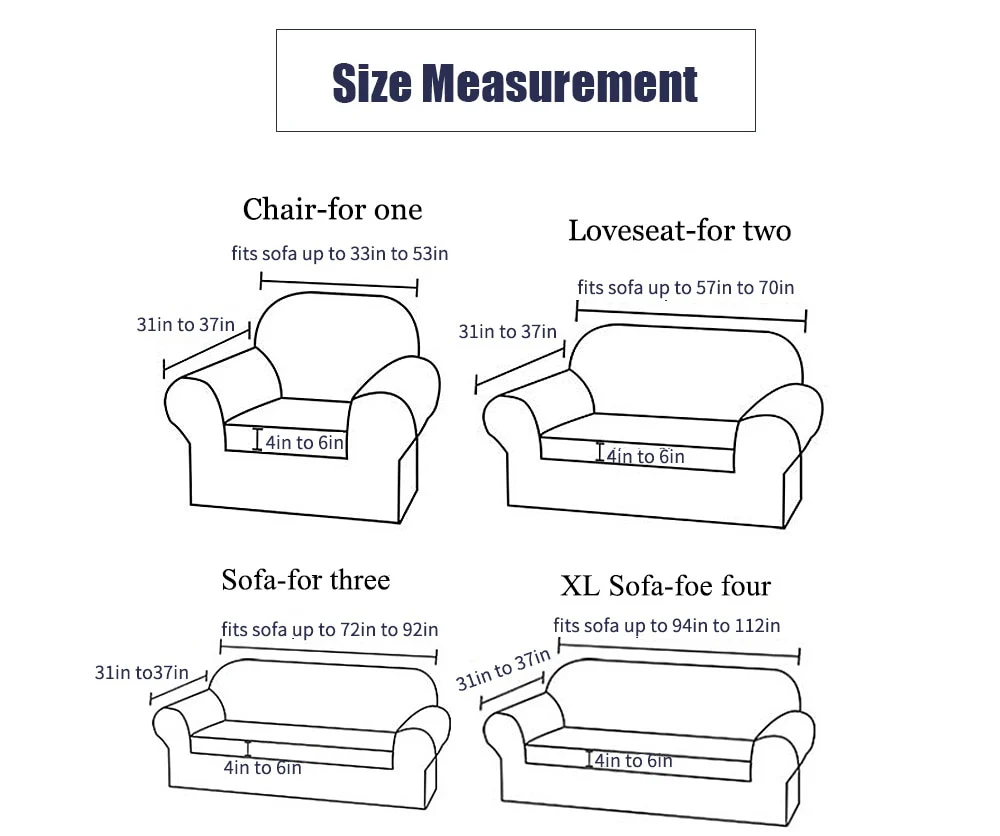 Stretch Plaid Sofa Slipcover Elastic Sofa Covers Corner L Shaped Covers Sectional Sofa Cover Couch Cover 1/2/3/4 Seater Armchair Cover - Image 4