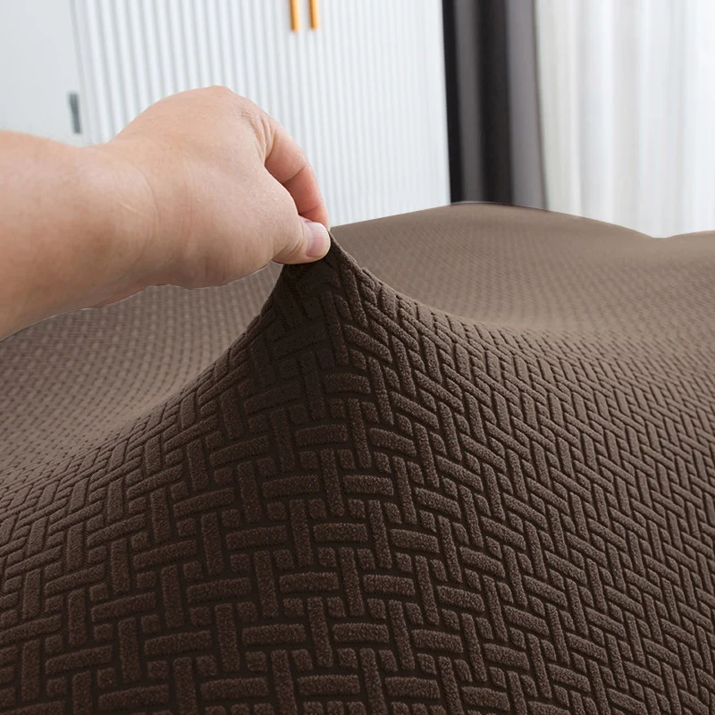 Stretch Recliner Sofa Cover Knitted Reclining Sofas Covers Anti-Dust Non-Slip Lazy Boy Chair Cover 1/2/3/4 Seats - Image 11