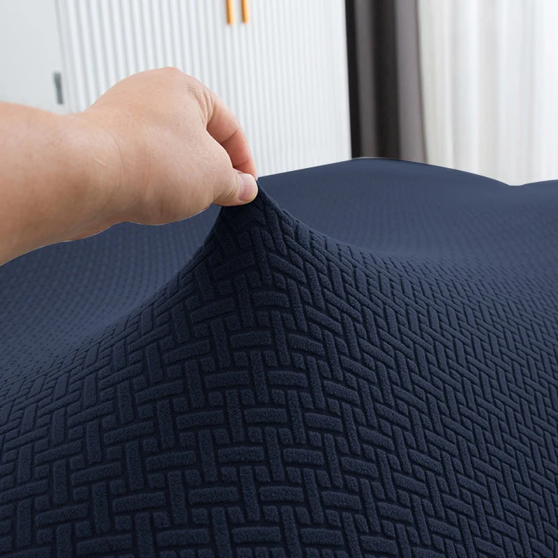 Stretch Recliner Sofa Cover Knitted Reclining Sofas Covers Anti-Dust Non-Slip Lazy Boy Chair Cover 1/2/3/4 Seats - Image 15