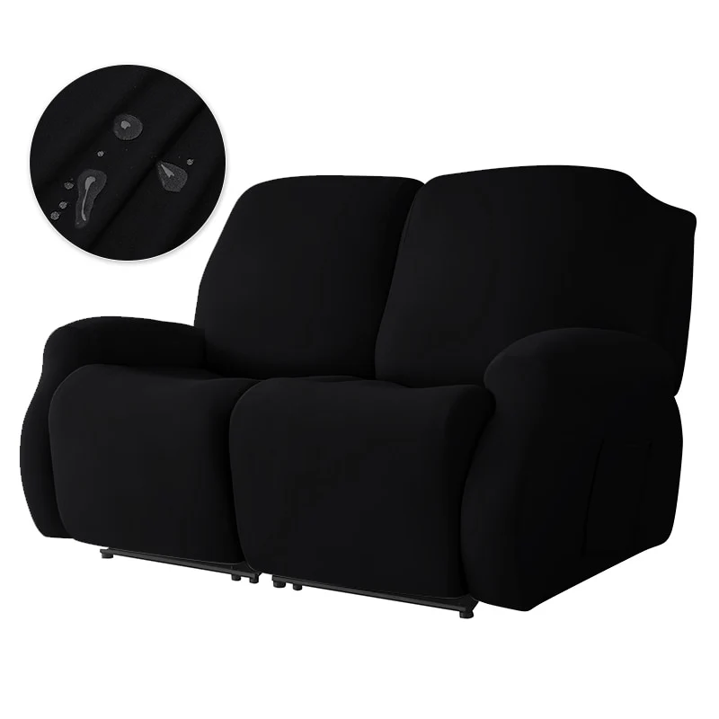 Stretch Recliner Sofa Cover Knitted Reclining Sofas Covers Anti-Dust Non-Slip Lazy Boy Chair Cover 1/2/3/4 Seats - Image 18